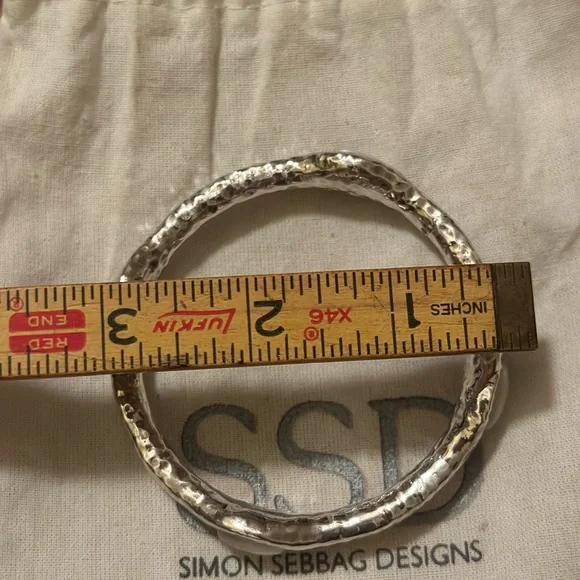 Simon Sebbag Silver Bracelet with MOP - Picture 6 of 8